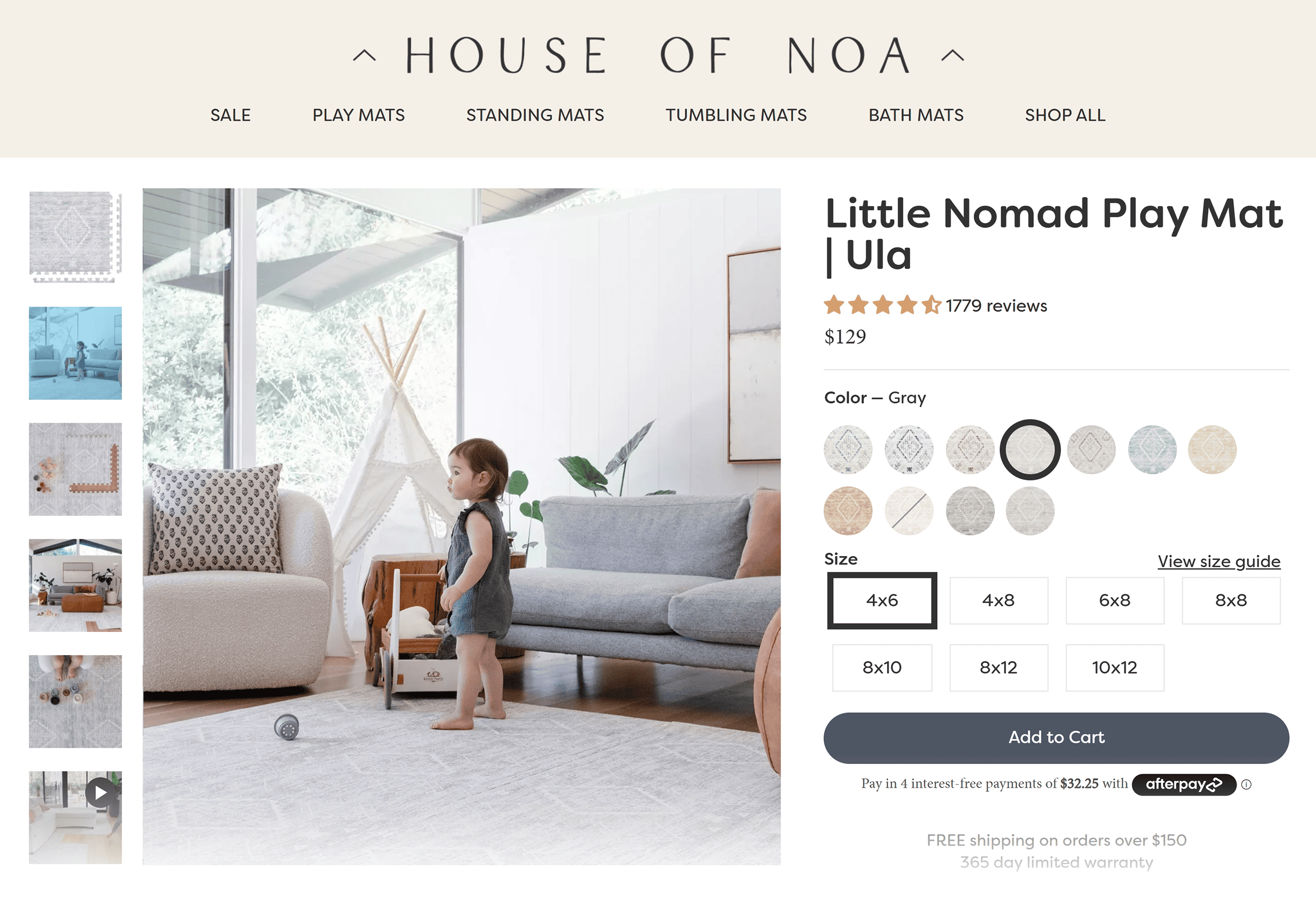 House of Noa – Little Nomad Play Mat House of Noa – Little Nomad Play Mat