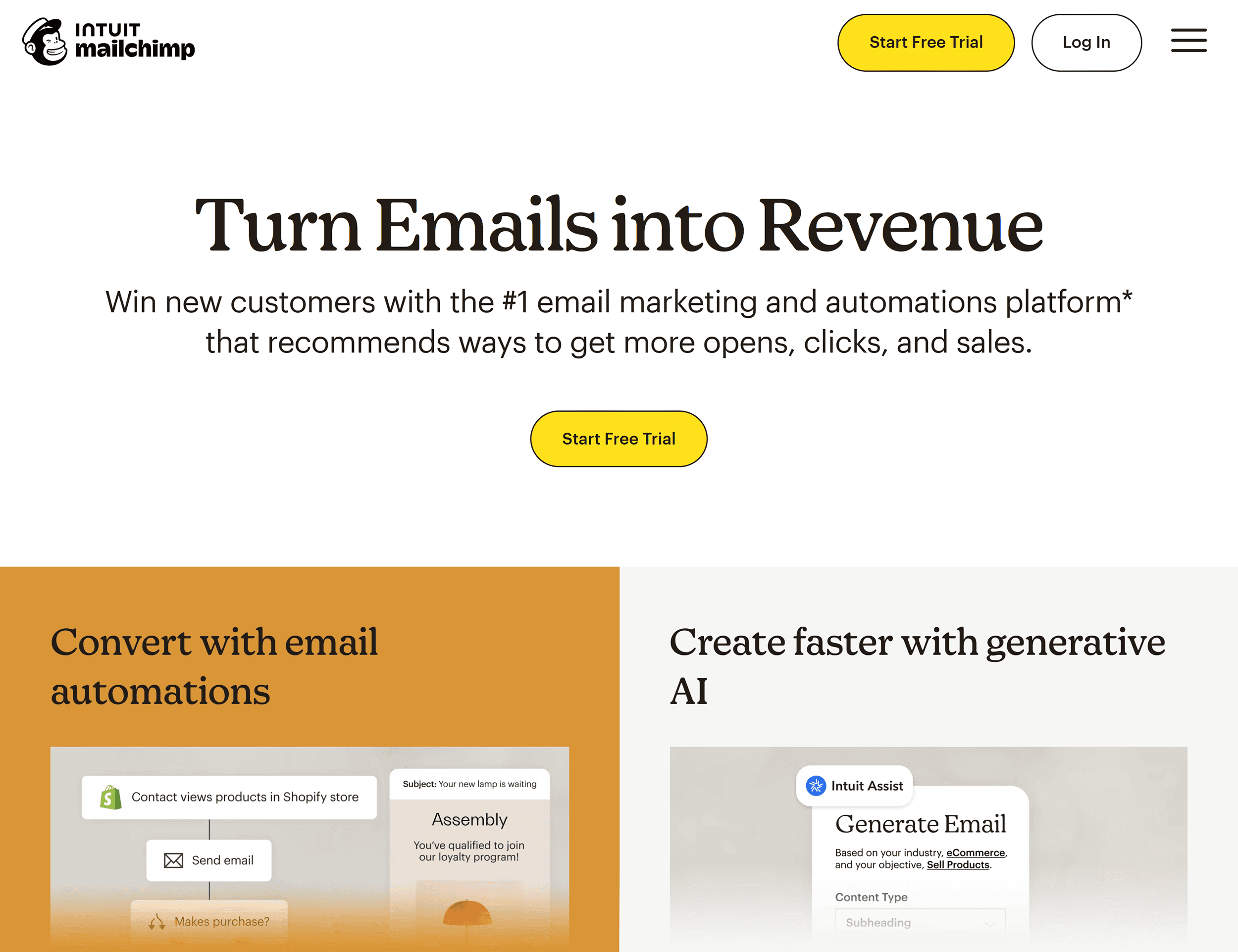 MailChimp – Homepage MailChimp – Homepage