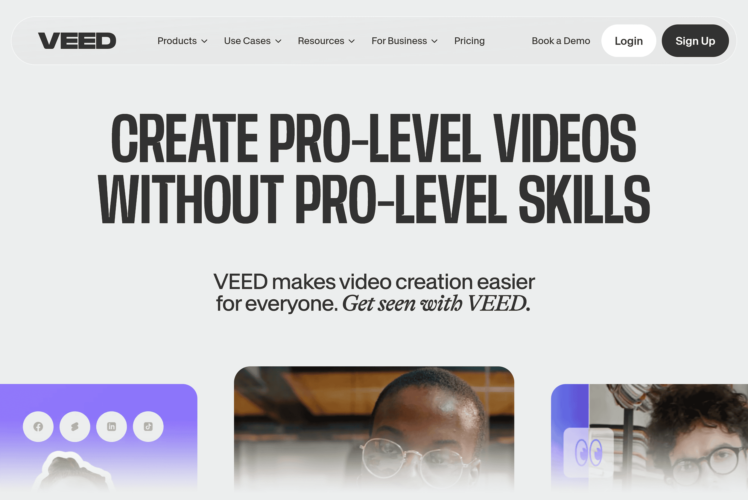 Veed.io – Homepage Veed.io – Homepage