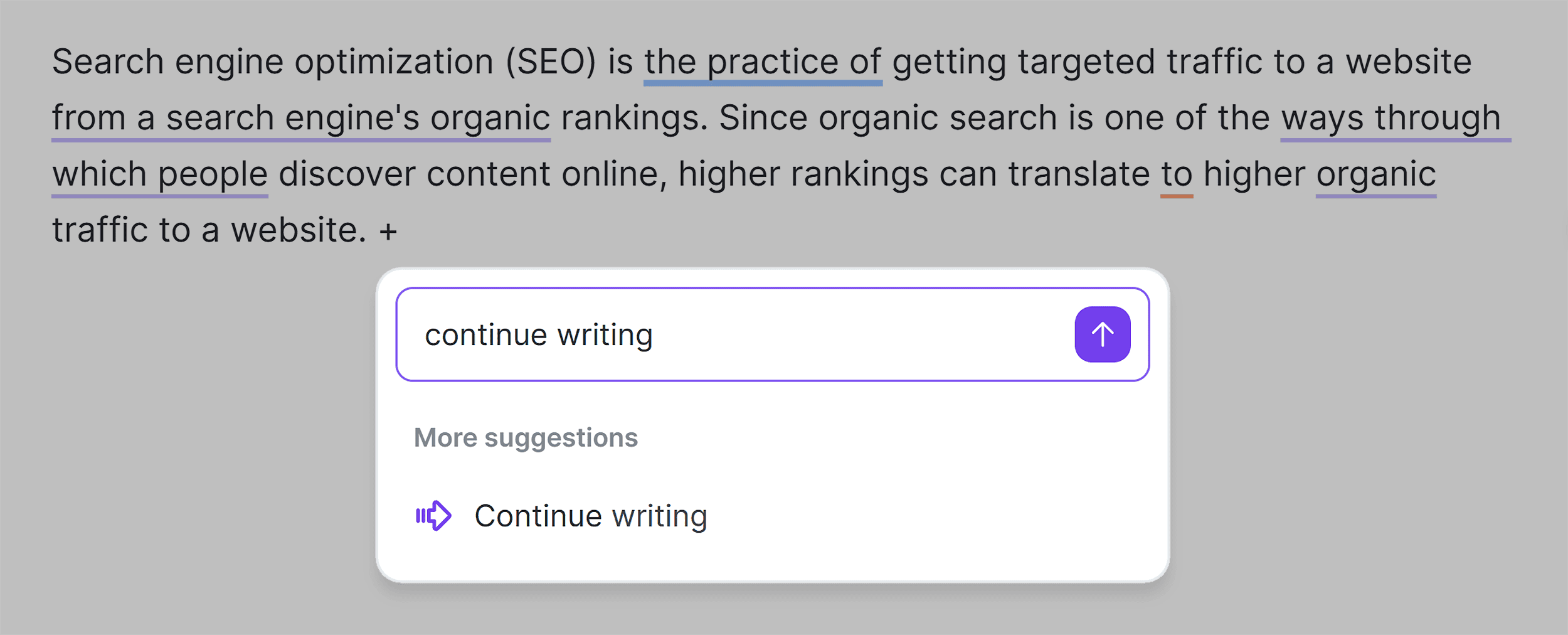 WordTune – Continue writing WordTune – Continue writing
