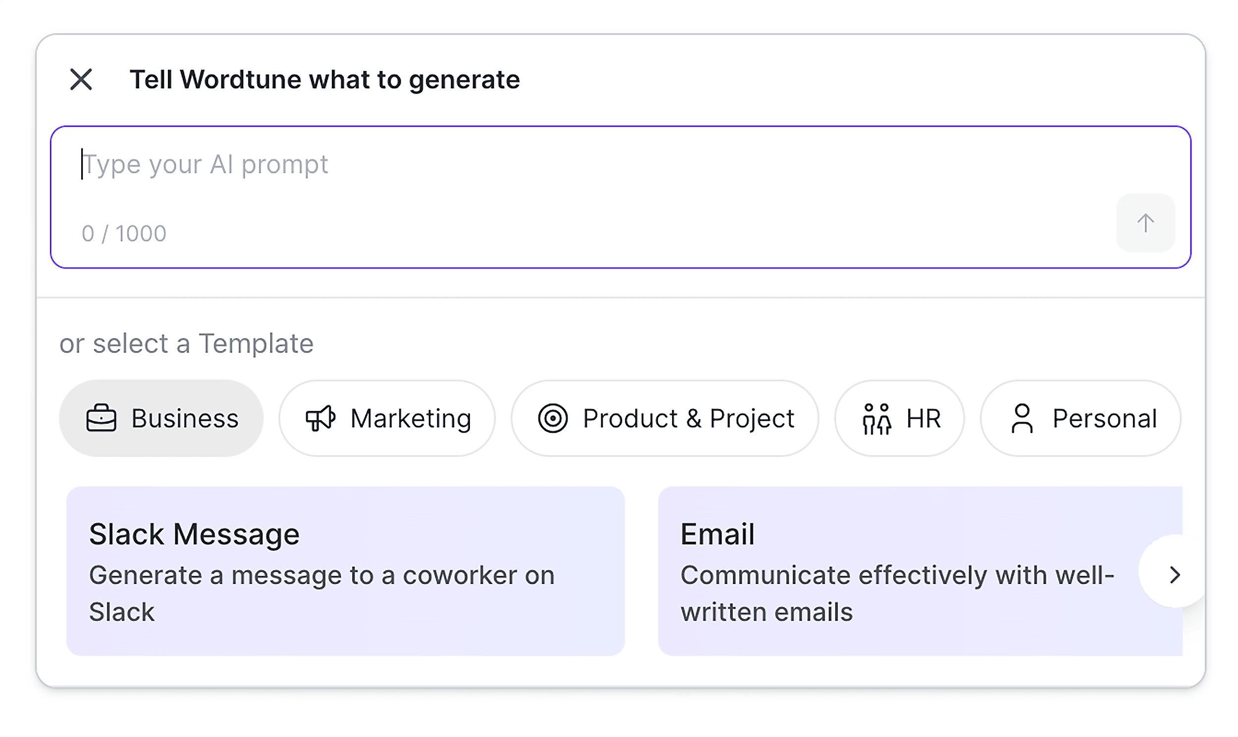 WordTune – Generate content WordTune – Generate content