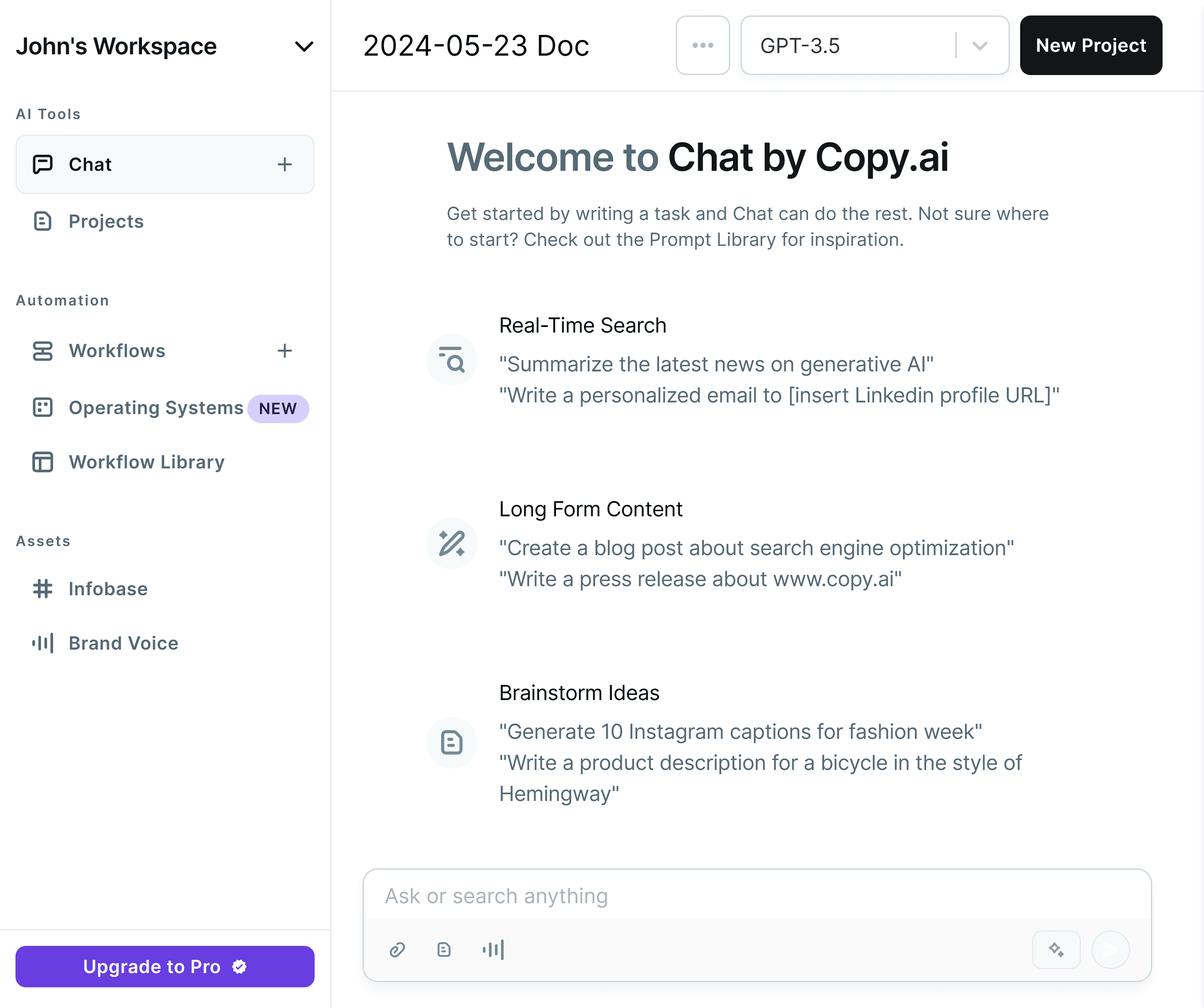 Copy.ai – Chat