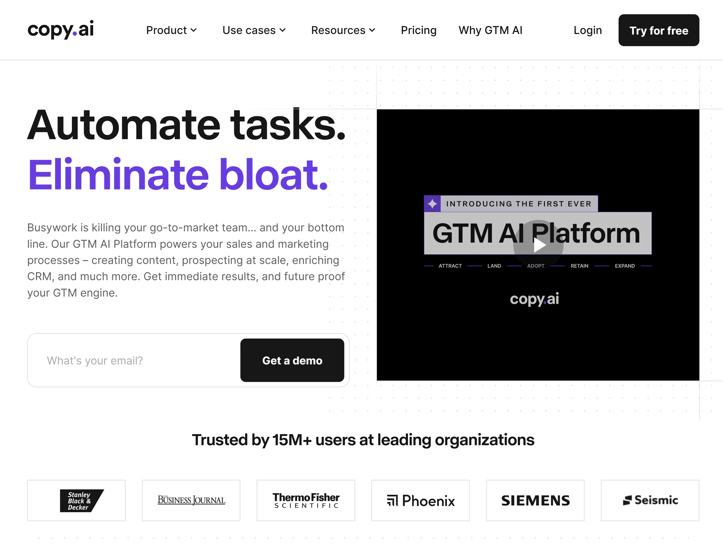 Copy.ai – Homepage