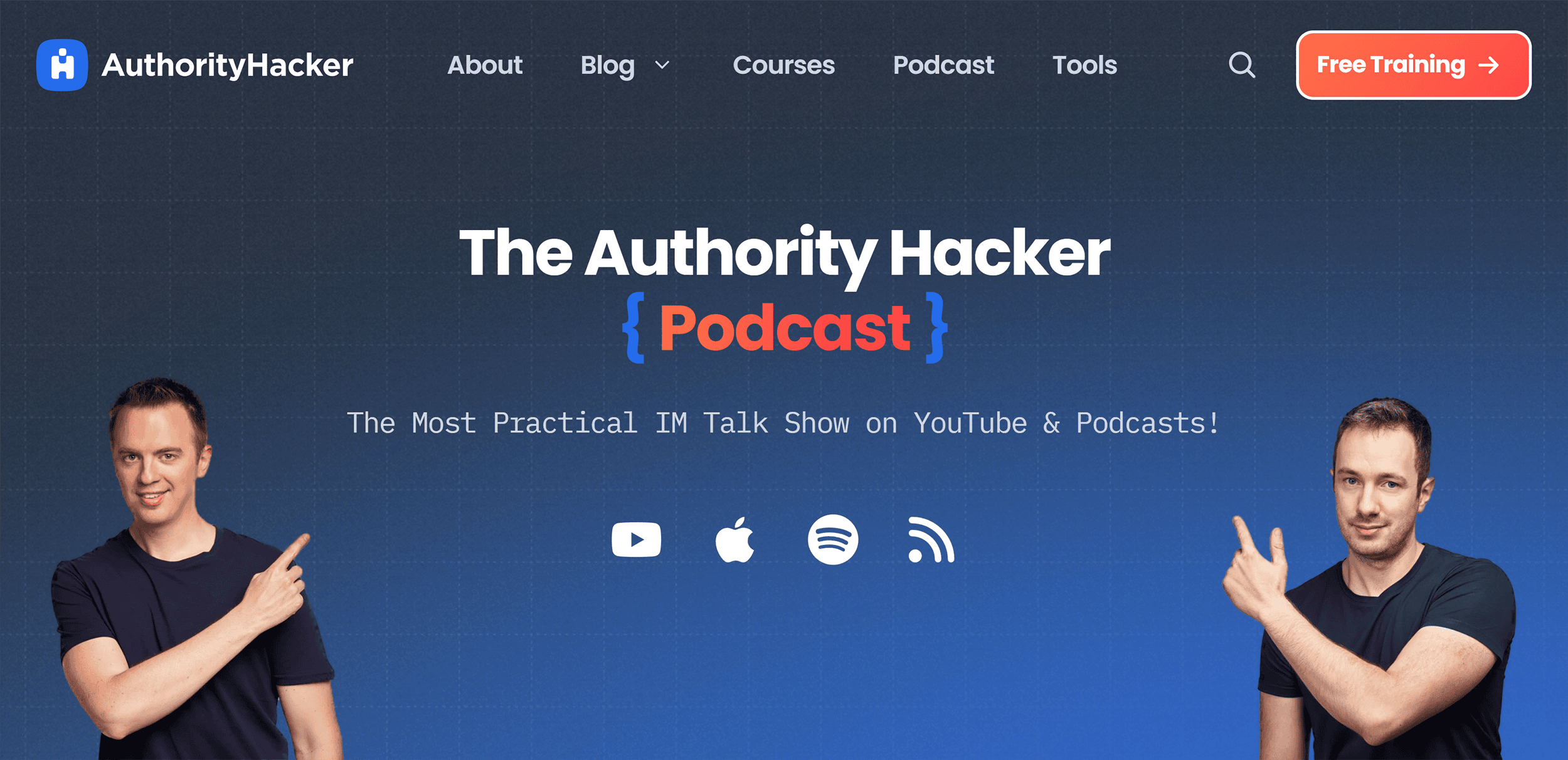 Authority Hacker – Podcast homepage