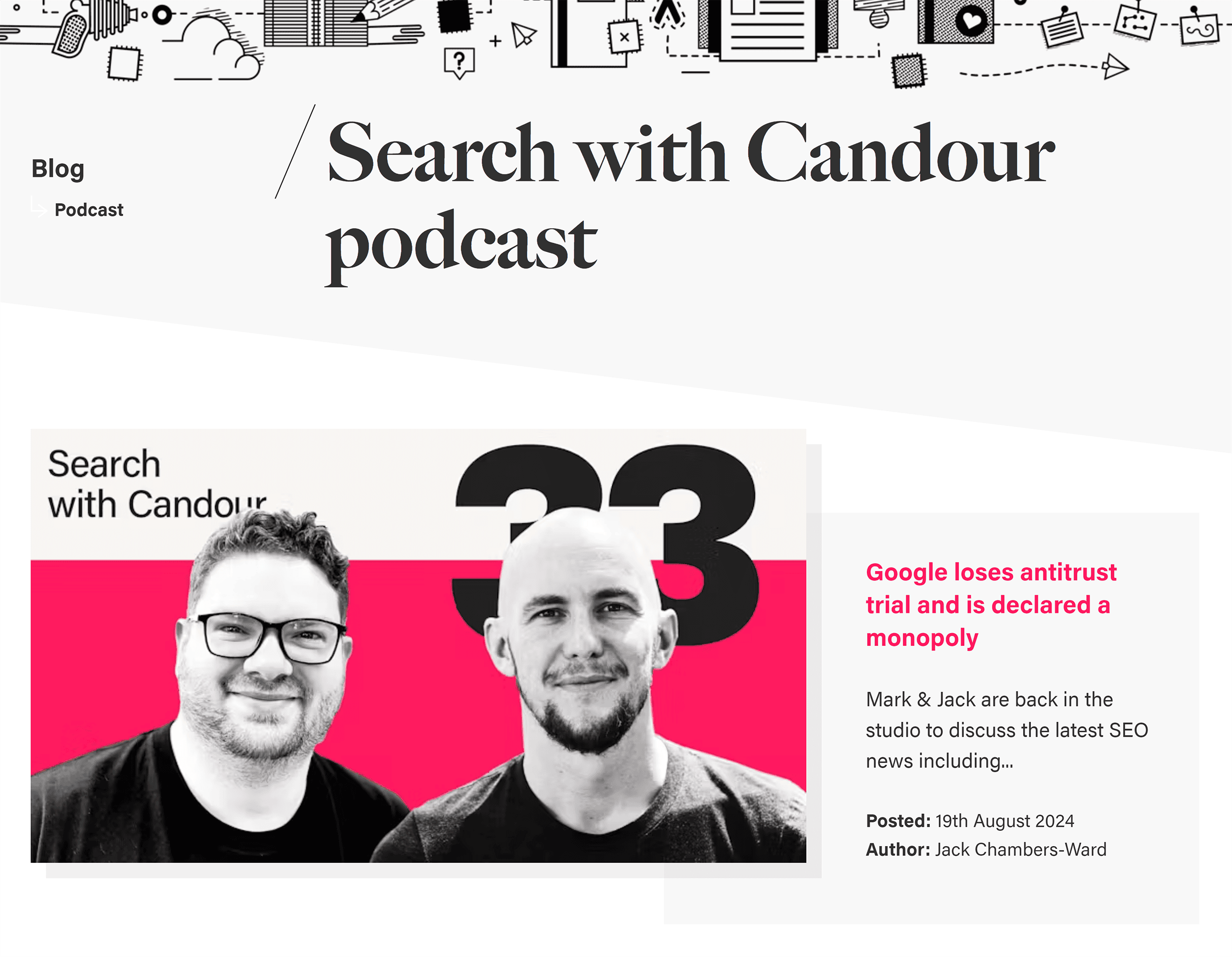 Candour – Podcast homepage