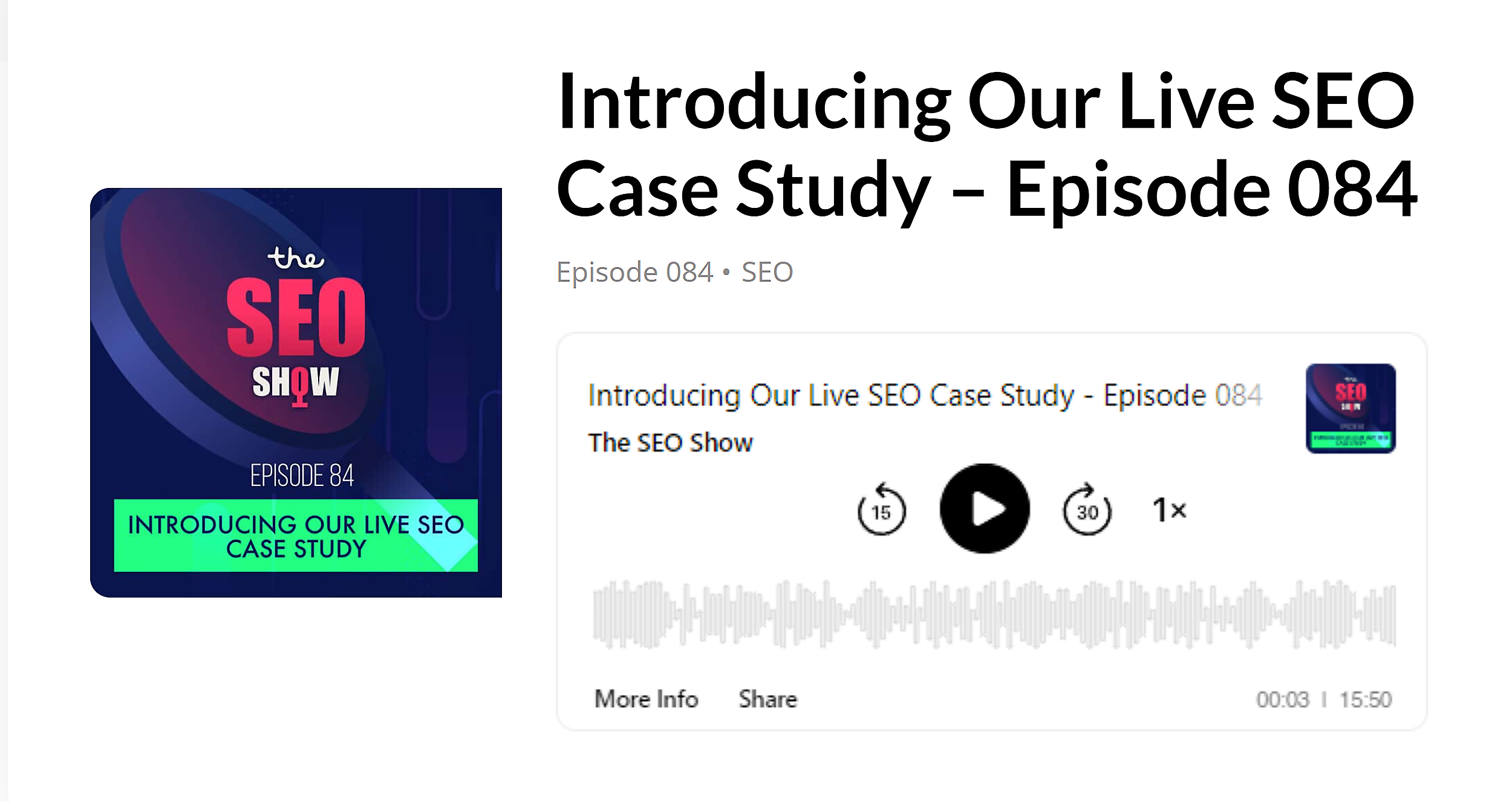 The SEO Show – Podcast Episode