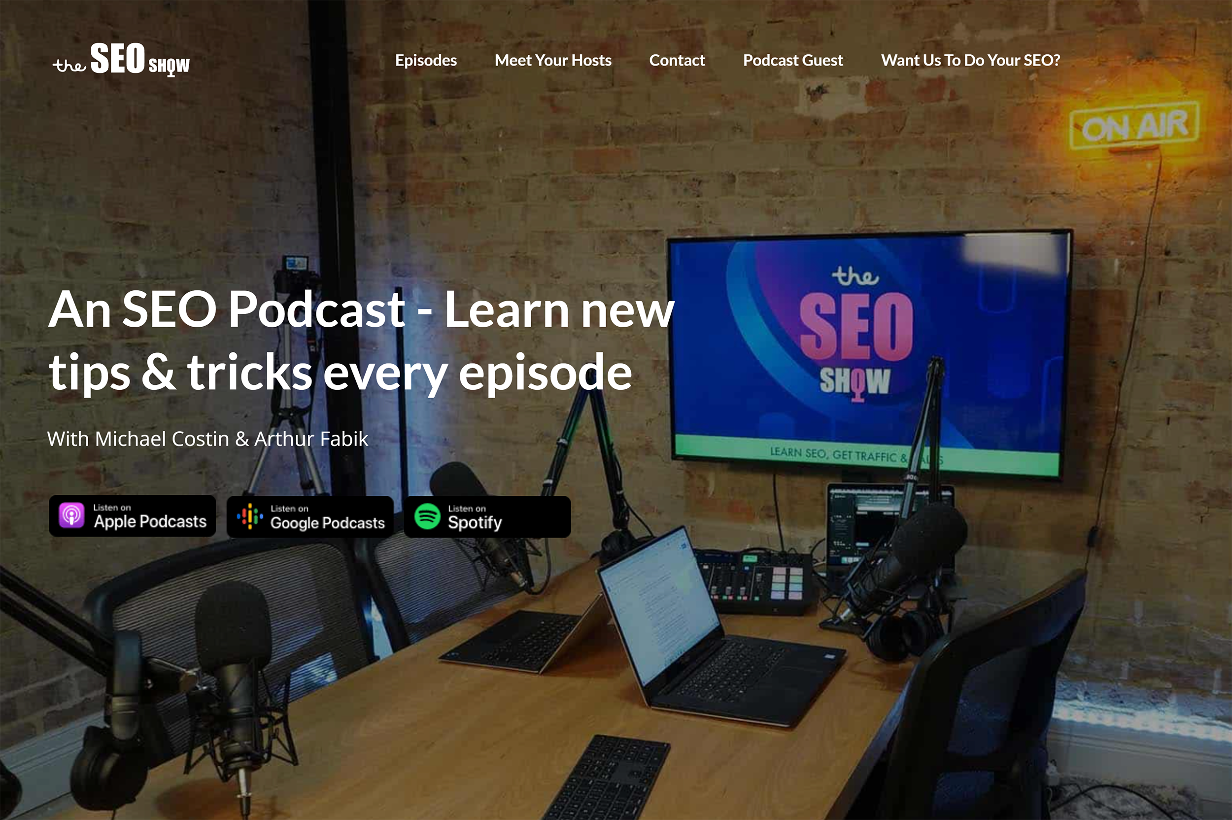 The SEO Show – Podcast homepage