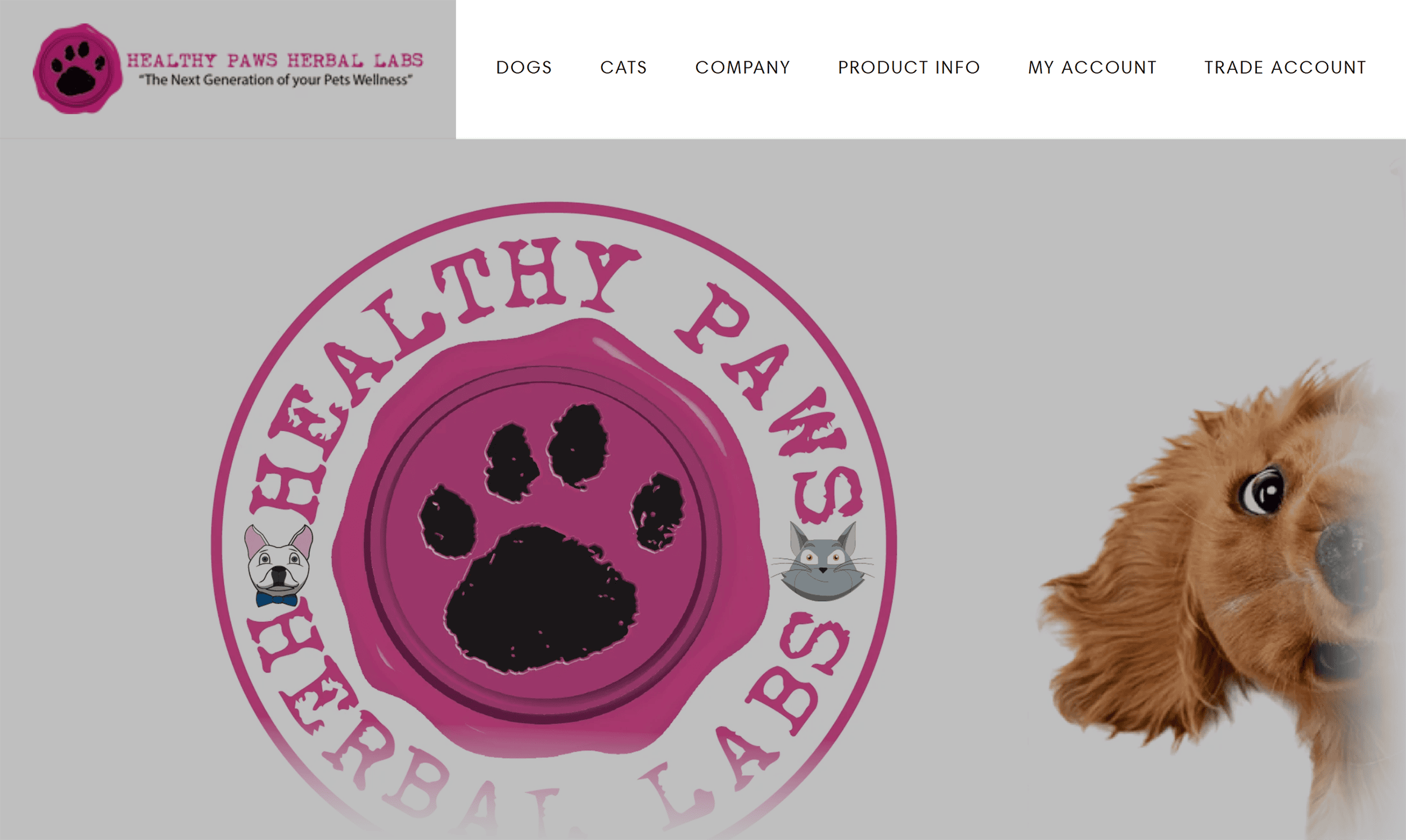 Healthy Paws Herbal Labs – Navigation