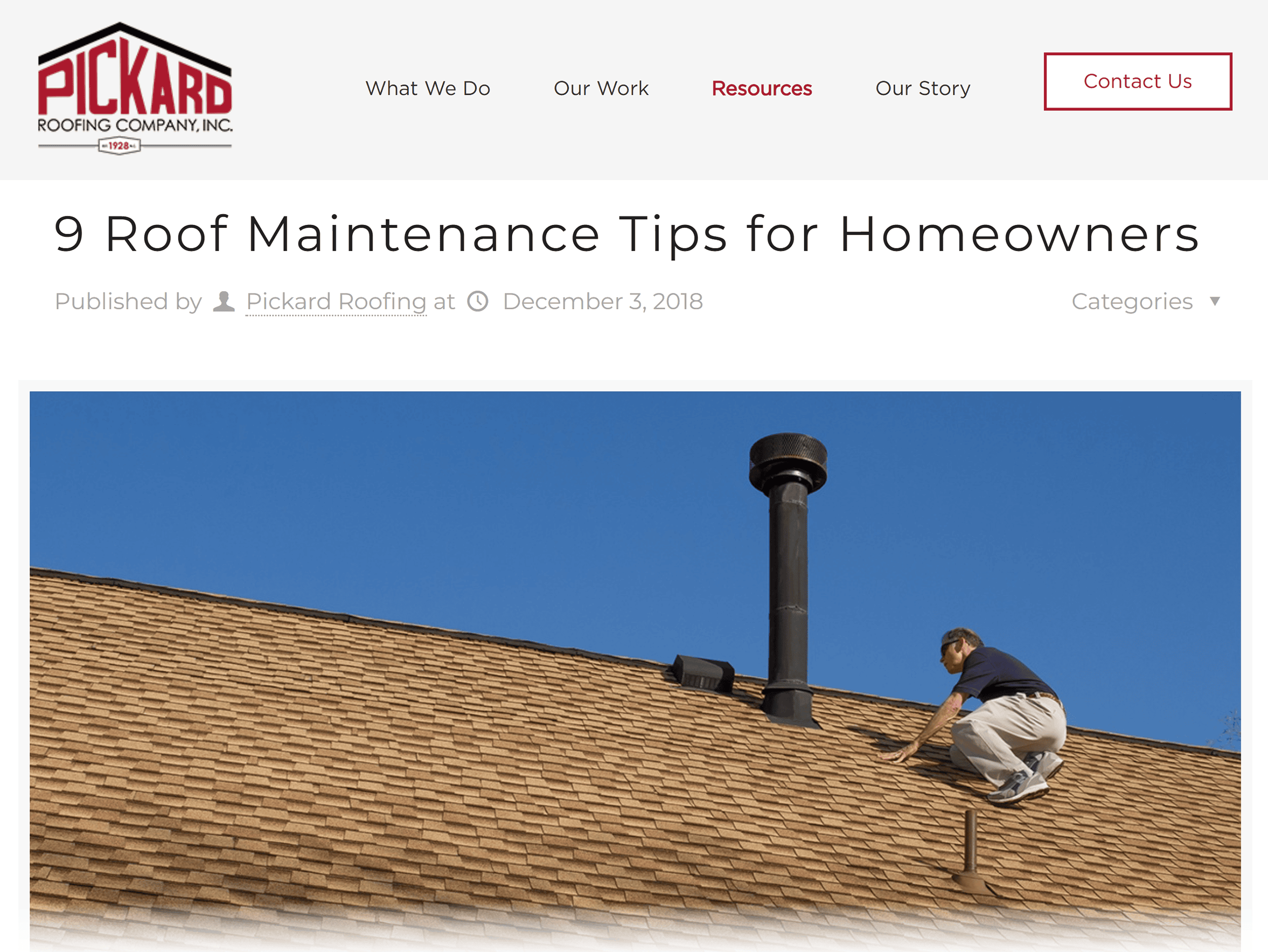 Pickard Roofing – Teaching a hack