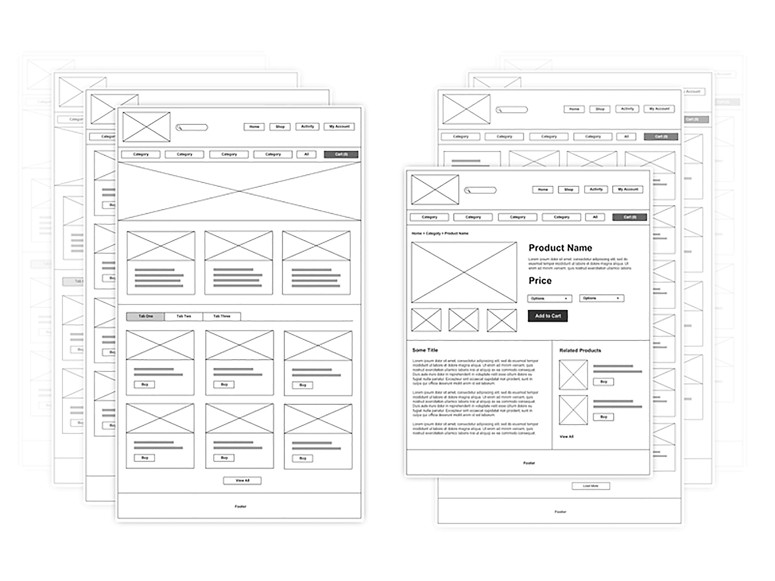 Wireframe design