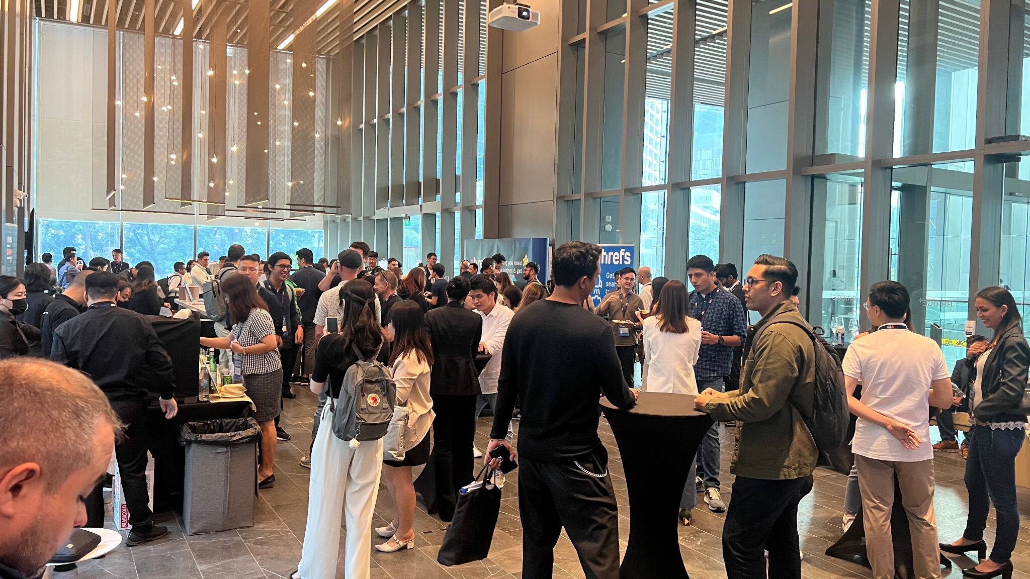 People networking at SG SEO Summit 2023